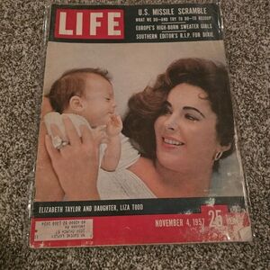 Vintage LIFE Magazine Coffee Table Book - Red Cover November 4, 1957